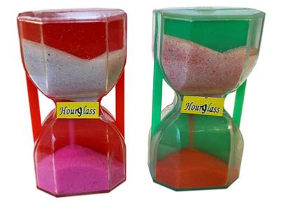 Colour Changing Sand Timers (set of 4)