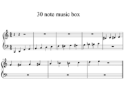 30 Note Music Box Set