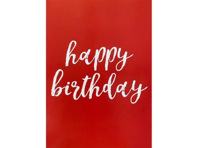 Endless Birthday Card - With Glitter!